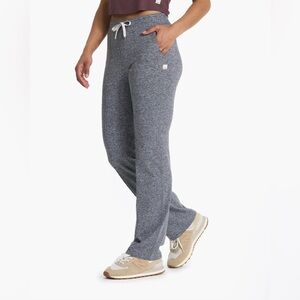 Vuori Heather Gray Halo Wide Leg Flare Pant size Small